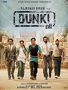 Dunki 2023 ORG DVD Rip full movie download